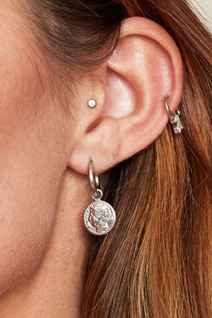 Earrings Ancient Beauty  Plata Acero inoxidable h5 Imagen4